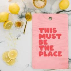 Socoart This Must Be The Place II Cutting Board Rectangle - Deny Designs