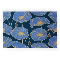 Emanuela Carratoni Moody Blue Garden Welcome Mat - Deny Designs -Deny Designs Shop GUEST 60e4f7e1 a47d 4b0f 9267 92bb4c6b24a3