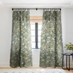 Ninola Design Wild Nature Countryside Green Single Panel Sheer Window Curtain - Deny Designs -Deny Designs Shop GUEST 6217d5ca 824f 479e ad66 d28c1da8b464
