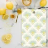 Iveta Abolina Fan Florals Aqua Yellow Cutting Board - Rectangle -Deny Designs Shop GUEST 6301241c b94a 4a1f aa27 46b6a5109afd
