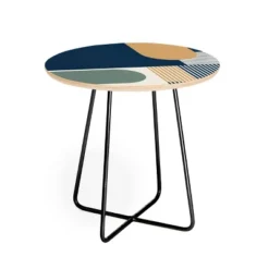 Sheila Wenzel-Ganny Cool Color Palette Pattern Side Round Table - Deny Designs -Deny Designs Shop GUEST 63627a00 69a2 46ed a6d6 b5e610cb56b4