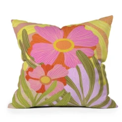 Sewzinski Modern Botanicals III Outdoor Throw Pillow Orange - Deny Designs -Deny Designs Shop GUEST 63a741d6 15a9 460a ab92 f5826677bc20