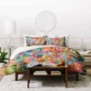 Stephanie Corfee My Free Spirit Duvet Queen Orange - Deny Designs