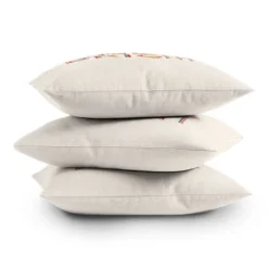 16"x16" Rachel 'Merry And Bright' Square Throw Pillow Light Beige - Deny Designs -Deny Designs Shop GUEST 64c88217 73fd 4f04 b3e5 77cfe1c84169