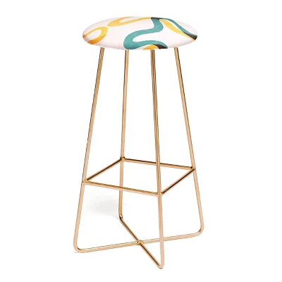 ThirtyOne Illustrations Streamers Barstool - Deny Designs 5 ThirtyOne Illustrations Streamers Barstool - Deny Designs - Image 3