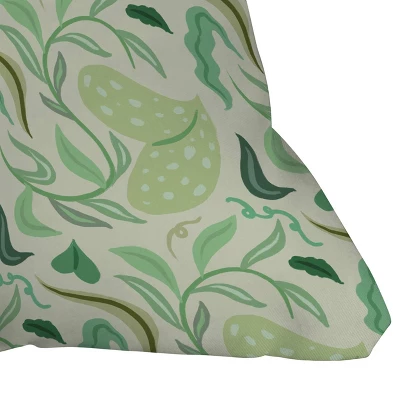 16"x16" SunLee Art Playful Square Throw Pillow Green - Deny Designs 4 16"x16" SunLee Art Playful Square Throw Pillow Green - Deny Designs - Image 2