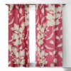 Viviana Gonzalez Floral Magenta Vibes 84" X 50" Single Panel Blackout Window Curtain - Deny Designs -Deny Designs Shop GUEST 67182791 f9c0 4e36 bfa8 e7de3e2c9b3f