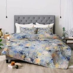 Ninola Design Ink Dust Texture Comforter & Sham Set - Deny Designs