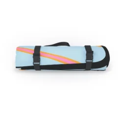 Daily Regina Designs Le Soleil 02 Abstract Retro Picnic Blanket - Deny Designs