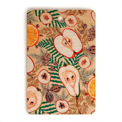 Marta Barragan Camarasa Autumnal Pattern 22 Cutting Board - Rectangle 5 Marta Barragan Camarasa Autumnal Pattern 22 Cutting Board - Rectangle - Image 3