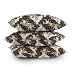 16"x16" Iveta Abolina Cranes Cockatoo Square Throw Pillow White - Deny Designs: Removable Cover, Indoor Decor -Deny Designs Shop GUEST 6b7d3de9 9e27 4af4 a449 ad2dad9eb2a2