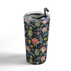 Heather Dutton Poppy Meadow Midnight Travel Mug 20 Oz Stainless Steel Travel Mug - Deny Designs -Deny Designs Shop GUEST 6bb67de7 fb3e 46f8 a81e c5032a7fcb2f