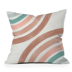 Emanuela Carratoni Double Retro Rainbows Outdoor Throw Pillow Orange - Deny Designs -Deny Designs Shop GUEST 6d4556b3 2440 404b 86f3 14702f251a86