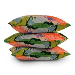 16"x16" Maria Alexandra Polyakov Summer Bouquet Square Throw Pillow - Deny Designs: Indoor Decorative Accessory, Machine Washable -Deny Designs Shop GUEST 6e5bcef0 bf7d 41de b93b 1be9373b91a6