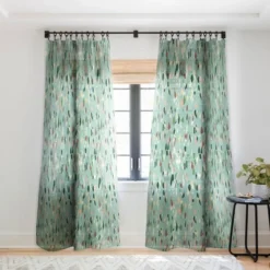 Holli Zollinger ZARAH TERRAZZO Single Panel Sheer Window Curtain - Deny Designs -Deny Designs Shop GUEST 6e96dcd5 bb24 4398 bd66 063cc723ce51