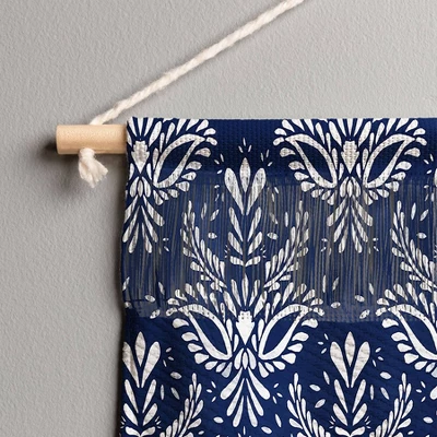 Marta Barragan Camarasa Pattern Indigo Wall Hanging Portrait Blue - Deny Designs 4 Marta Barragan Camarasa Pattern Indigo Wall Hanging Portrait Blue - Deny Designs - Image 2