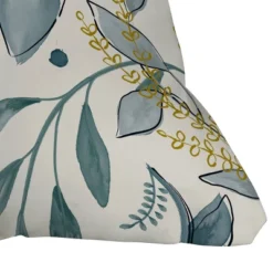 26"x26" Deny Designs Gyaneshwari Dave Winter Hues Square Outdoor Throw Pillow Off-White