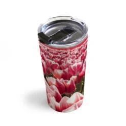 Henrike Schenk - Travel Photography Tulip Field In Holland Floral 20 Oz Stainless Steel Travel Mug - Deny Designs -Deny Designs Shop GUEST 70cab3a0 fe1a 4958 8e06 ec7d72b0c96f