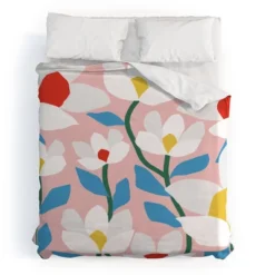 Deny Designs Maritza Lisa White Springs Florals Duvet Set -Deny Designs Shop GUEST 7152501a ae93 4391 9108 0ba5c94584cb
