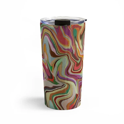 Alisa Galitsyna Colorful Liquid Swirl 20 Oz Stainless Steel Travel Mug - Deny Designs 6 Alisa Galitsyna Colorful Liquid Swirl 20 Oz Stainless Steel Travel Mug - Deny Designs - Image 4