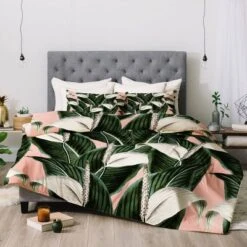 Marta Barragan Camarasa Sweet Floral Comforter & Sham Set Green - Deny Designs -Deny Designs Shop GUEST 72207b7e 8f96 4d8c a429 dd377112f582