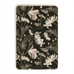 Iveta Abolina Poesie French Garden Charcoal Cutting Board - Rectangle -Deny Designs Shop GUEST 727c1438 9c52 451f 9782 0f569c33928d