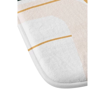 Aleeya Jones Unsettled Rainbow Memory Foam Bath Mat Blue/Pink - Deny Designs 4 Aleeya Jones Unsettled Rainbow Memory Foam Bath Mat Blue/Pink - Deny Designs - Image 2