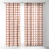 Little Arrow Design Co Watercolor Plaid Terracotta Single Panel Sheer Window Curtain - Deny Designs -Deny Designs Shop GUEST 74db139e 6c88 4846 a996 63042f758482