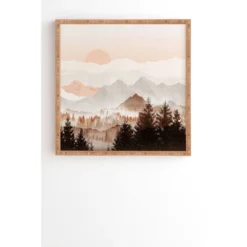 Iveta Abolina Cinnamon Peak Bamboo Framed Wall Art - Deny Designs -Deny Designs Shop GUEST 74ec5ec9 3ace 436e 82c2 2e6701984031