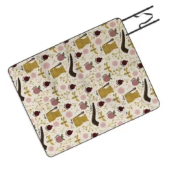 Marni Honey Bear Bee Shofar Pomegranate Apple Picnic Blanket - Deny Designs -Deny Designs Shop GUEST 7509ac76 d0f0 4433 9c38 a7f99a7e4e85