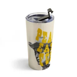 Chromoeye Peaceful Easy Feeling 20 Oz Stainless Steel Travel Mug - Deny Designs