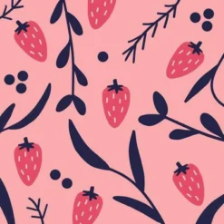 Jenny Chang-Rodriguez Strawberries Shower Curtain Pink - Deny Designs -Deny Designs Shop GUEST 76e56124 ebab 4c5b aa09 1116996626b7