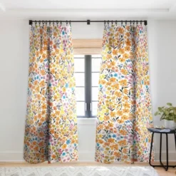 Marta Barragan Camarasa Flowery Meadow Colors Single Panel Sheer Window Curtain - Deny Designs -Deny Designs Shop GUEST 76f6cc8c 28f8 41f5 be06 4a1e31ab9943