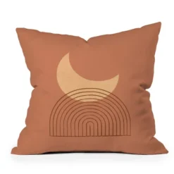 Deny Designs Moonlight Mountain Square Outdoor Throw Pillow Orange -Deny Designs Shop GUEST 775cb255 0280 4ab5 b8ae 944933106de7