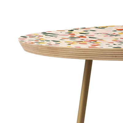 Lane And Lucia Confetti Terrazzo Side Round Table Gold - Deny Designs 4 Lane And Lucia Confetti Terrazzo Side Round Table Gold - Deny Designs - Image 2