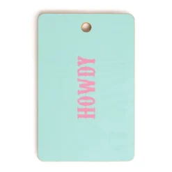 Socoart HOWDY Blue Pink Cutting Board Rectangle - Deny Designs -Deny Designs Shop GUEST 7a9bd0d5 eca9 4226 bae8 727152bd15d4