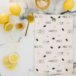 Menina Lisboa Little Scandinavian Houses Cutting Board - Rectangle