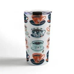 Cat Coquillette Tea Time Coral Teal 20 Oz Stainless Steel Travel Mug - Deny Designs 9 Cat Coquillette Tea Time Coral Teal 20 Oz Stainless Steel Travel Mug - Deny Designs -Deny Designs Shop GUEST 7b58b134 f745 492b 94df 43bccb579485
