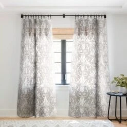 Heather Dutton Delancy Taupe Single Panel Sheer Window Curtain - Deny Designs -Deny Designs Shop GUEST 7bbca1ed 8301 4862 90e1 117e01e45085
