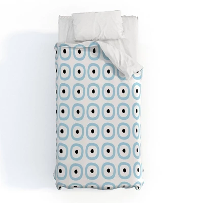 Geometric Carolina Okun Keene Duvet Cover Set Blue - Deny Designs 7 Geometric Carolina Okun Keene Duvet Cover Set Blue - Deny Designs - Image 5