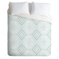 Jacqueline Maldonado Dye Dash Diamond Duvet Set Green - Deny Designs -Deny Designs Shop GUEST 7be98cd5 345b 4bac bb67 6701f8c02d79