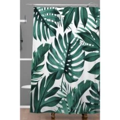 Gale Switzer Jungle Collective Shower Curtain Green - Deny Designs