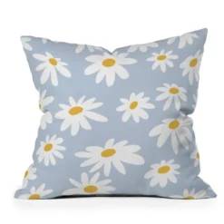 Lane And Lucia Lazy Daisies Outdoor Throw Pillow Blue - Deny Designs -Deny Designs Shop GUEST 7d30df9a 8dc5 4c51 b5ac d7110a70c482