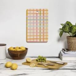 Gigi Rosado Pastel Plaid I Cutting Board Rectangle - Deny Designs -Deny Designs Shop GUEST 7d31d808 7516 454a 9a4c 524bd0f3f6dc