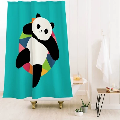 Deny Designs Kids' Andy Westface Chillin Shower Curtain 3 Deny Designs Kids' Andy Westface Chillin Shower Curtain