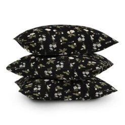 20"x20" Deny Designs Iveta Abolina Pineberry Botanicals Outdoor Throw Pillow Black: Abstract Design, Polyester Fill -Deny Designs Shop GUEST 7edbea64 3dc5 4f72 aaef 950cb22ac163