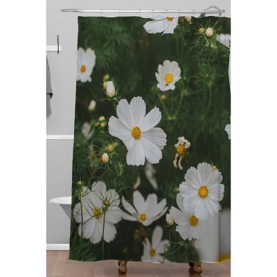 Hello Twiggs Cosmos Shower Curtain White White - Deny Designs 3 Hello Twiggs Cosmos Shower Curtain White White - Deny Designs