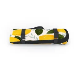 Avenie Mediterranean Summer Lemons I Picnic Blanket - Deny Designs