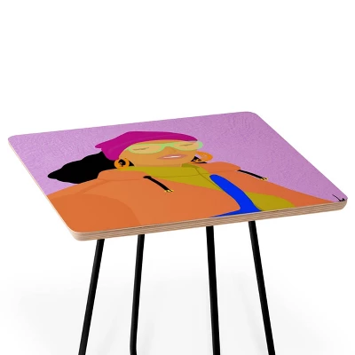 EELISE_NDRI K Thanks Square Side Table - Deny Designs 3 EELISE_NDRI K Thanks Square Side Table - Deny Designs