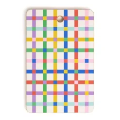 Emanuela Carratoni Checkered Crossings Cutting Board - Rectangle -Deny Designs Shop GUEST 7f872ac0 4225 4e4d 8b58 f499c983790e